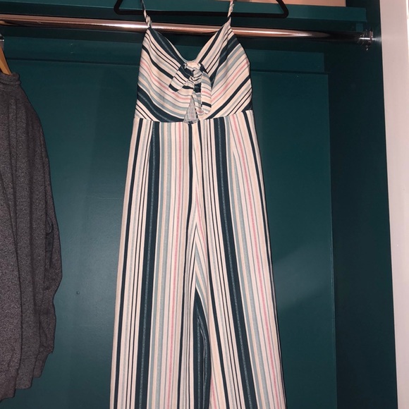 Striped jumpsuit - Picture 3 of 4